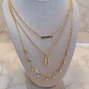 J.Crew Dainty Layered Necklaces Set